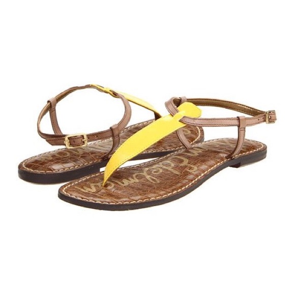 sam edelman yellow sandals